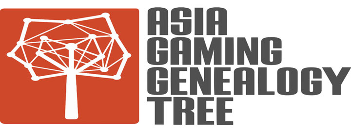 Asia gaming genealogy tree logo