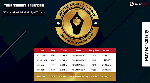 Justice Mudgal trophy calendar